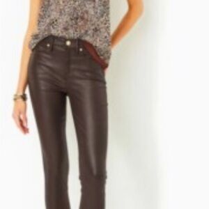 Lilly Pulitzer Eagen high rise stretch Jean Mochachino 0